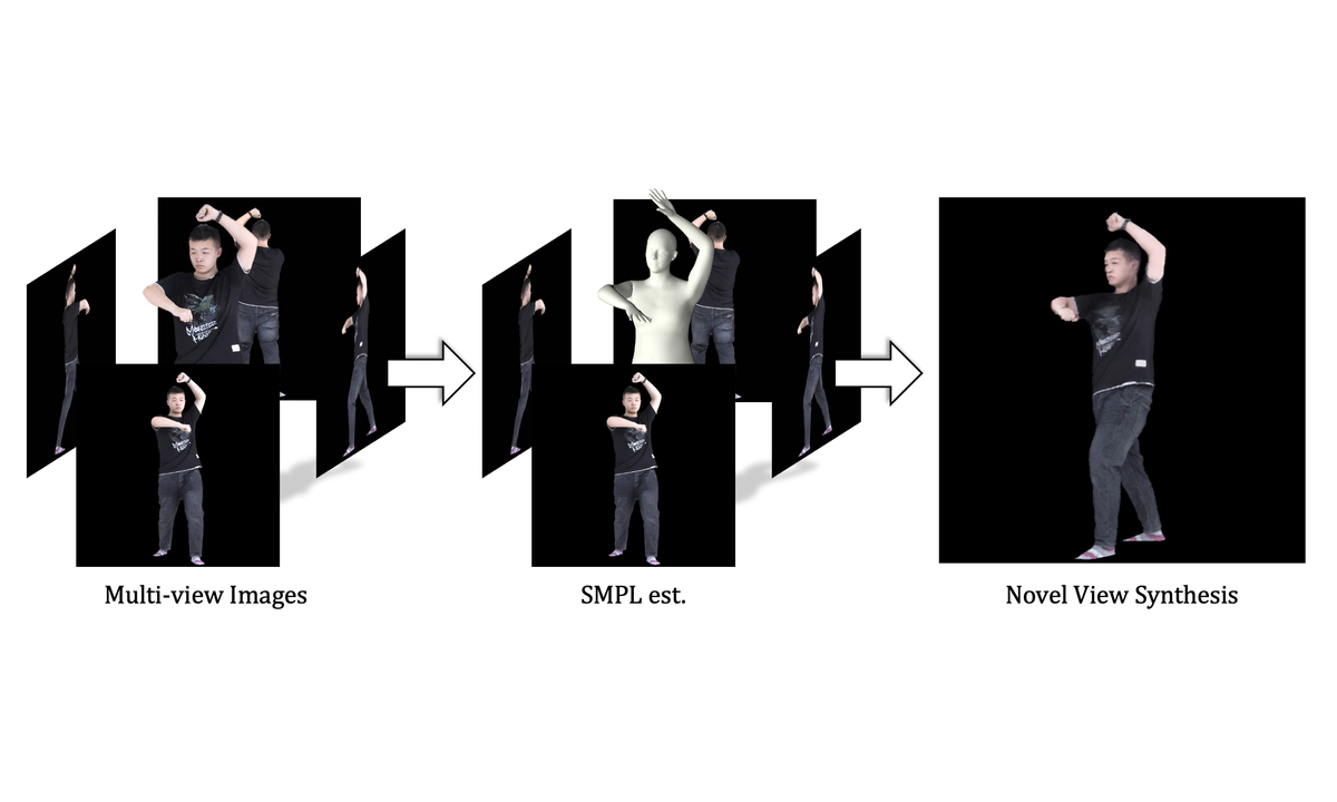 GM-NeRF generalizable model-based neural radiance fields teaser